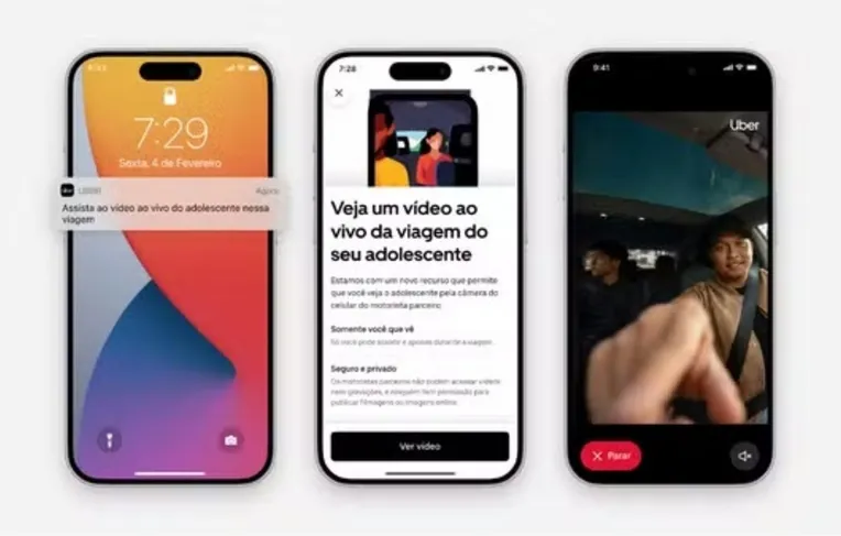 Uber lança ferramenta de vídeo ao vivo para segurança; entenda