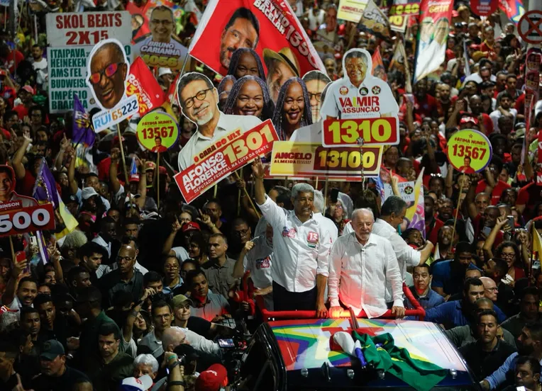 Lula repete carreata na Barra e reforça dobradinha petista na Bahia