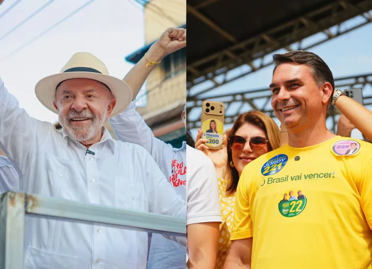 Veja os números da disputa entre Lula e Flávio Bolsonaro nos estados