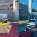 Motorista capota carro ao lado do metrô de Salvador; assista vídeo imagem