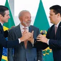 “Muito otimista”, diz Lula sobre presidentes da Câmara e Senado imagem