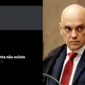 Após embates com Musk, perfil de Alexandre de Moraes no X é desativado imagem