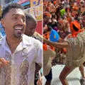 VÍDEO: Tirulipa faz manobra arriscada em trio das Muquiranas imagem
