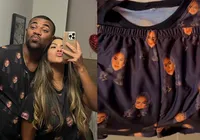 Davi Brito ganha cueca com rosto da namorada em comemoração de 1 mês imagem