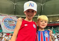 Despedida? Filhos de Everaldo assistem ao jogo do Bahia na Bamor imagem