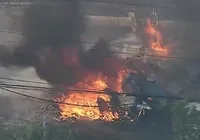 Avião cai em cima de ônibus e duas pessoas morrem em São Paulo imagem