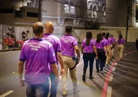Foliões vulneráveis contam com proteção extra na saída dos circuitos imagem