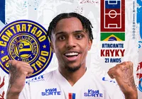 Oficial! Bahia anuncia retorno do atacante Kayky, do Manchester City imagem