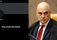 Após embates com Musk, perfil de Alexandre de Moraes no X é desativado imagem