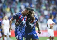 Bahia goleia o América-RN em novo show do trio de ataque