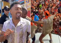 VÍDEO: Tirulipa faz manobra arriscada em trio das Muquiranas imagem