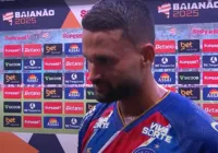 Willian José marca de falta em goleada do Bahia: "Melhor sensação" imagem