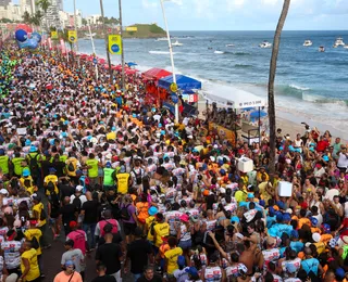 Monitoramento revela total de foliões no carnaval em Salvador; confira