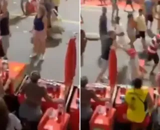 Vídeo flagra furto de celular no Carnaval de Salvador; assista