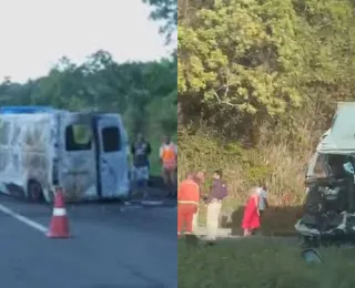 Motociclista morre em grave acidente com ambulância na BR-324