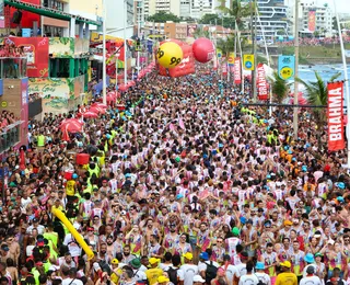 Quase 8 milhões de pessoas foram aos circuitos no Carnaval de Salvador