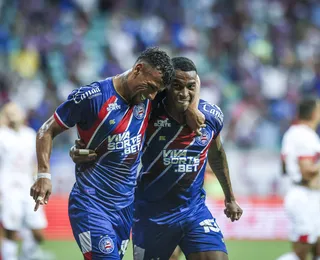 Bahia goleia o América-RN em novo show do trio de ataque