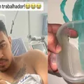 Barbeiro é salvo da morte por marmita após levar tiro nas costas imagem