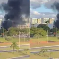 Incêndio atinge prédio do Ministério da Educação, em Brasília imagem