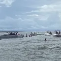 Morro de São Paulo: lancha inunda e 14 pessoas são resgatadas no mar imagem