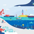 OCDE na economia do mar imagem