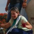 Baiana que pichou estátua do STF pode lançar candidatura imagem