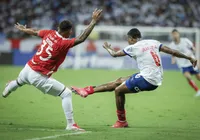 Bahia sai na frente, mas cede empate ao Inter na Libertadores imagem