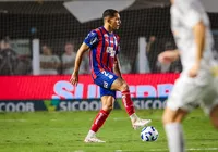 Bahia muda peças, sofre susto, mas empata no fim contra o Santos imagem