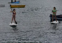 Barra é referência em esportes ao ar livre e conexão com o mar imagem