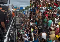 Micareta de Feira: foliões trocam socos ao som de Bell Marques; assista imagem