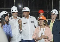 Jerônimo visita obras do novo TCA; veja fotos da reforma
