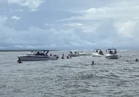 Morro de São Paulo: lancha inunda e 14 pessoas são resgatadas no mar imagem