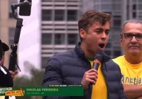 Nikolas Ferreira ataca Moraes durante ato por anistia imagem