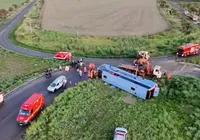 Grave acidente com ônibus deixa 10 mortos e dezenas de feridos imagem
