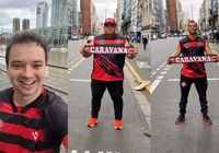 Rubro-negros 'invadem' a Argentina e prometem apoio nos 90 minutos imagem