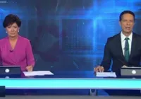TP falha e jornalistas da Record ficam perdidos em jornal ao vivo; assista imagem