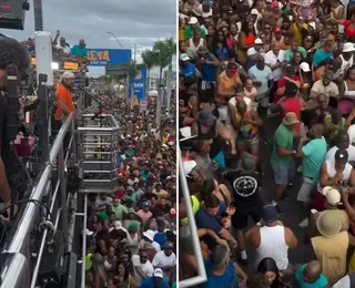 Micareta de Feira: foliões trocam socos ao som de Bell Marques; assista
