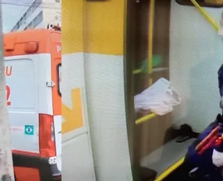 Homem é baleado dentro de ônibus durante assalto em Salvador