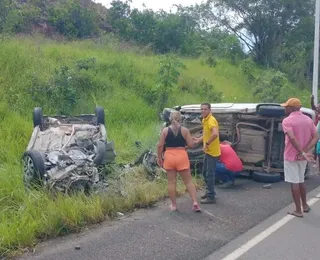 Policial militar morre após batida entre dois carros na Bahia