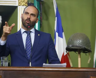 “Vamos ver quem vai rir por último”, diz Eduardo Bolsonaro para Moraes