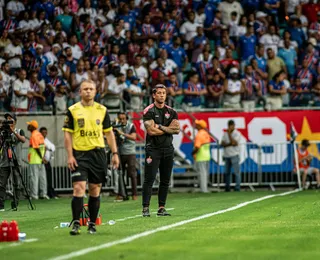 Virada? Com Carpini, Vitória ainda não marcou gol contra o Bahia