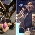 Cantora leva garrafada na testa durante briga por homem imagem