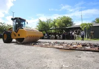 Mais de uma tonelada de armas apreendidas é destruída na Bahia