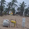 Vídeo: após demolição, dono de barraca é impedido de trabalhar na praia - Imagem