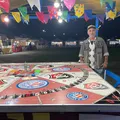 Público aproveita barracas de brincadeiras no Parque de Exposições imagem
