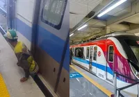 Homem imprensado no metrô de Salvador teve órgãos perfurados
