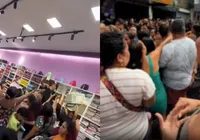 Inauguração de loja de maquiagem tem confusão e polícia é acionada imagem