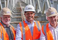 Com Otto e Wagner, Jerônimo visita obras do VLT e destaca impacto na mobilidade urbana