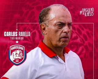 Após derrota, Carlos Rabello deixa o comando do Barcelona de Ilhéus
