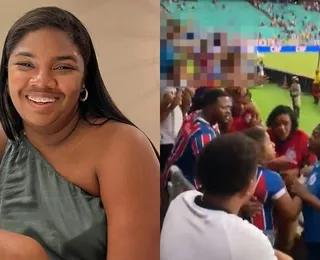 Era ela? Raquel Brito se pronuncia sobre confusão no jogo do Bahia